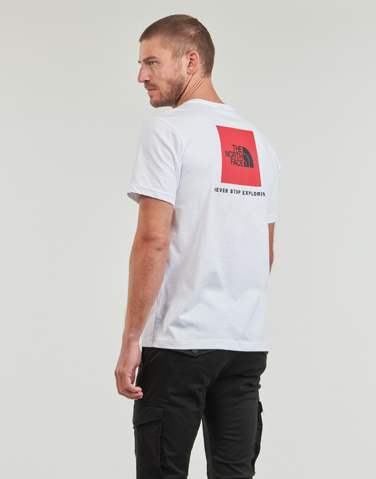 T-shirt Uomo The North Face  REDBOX  Bianco