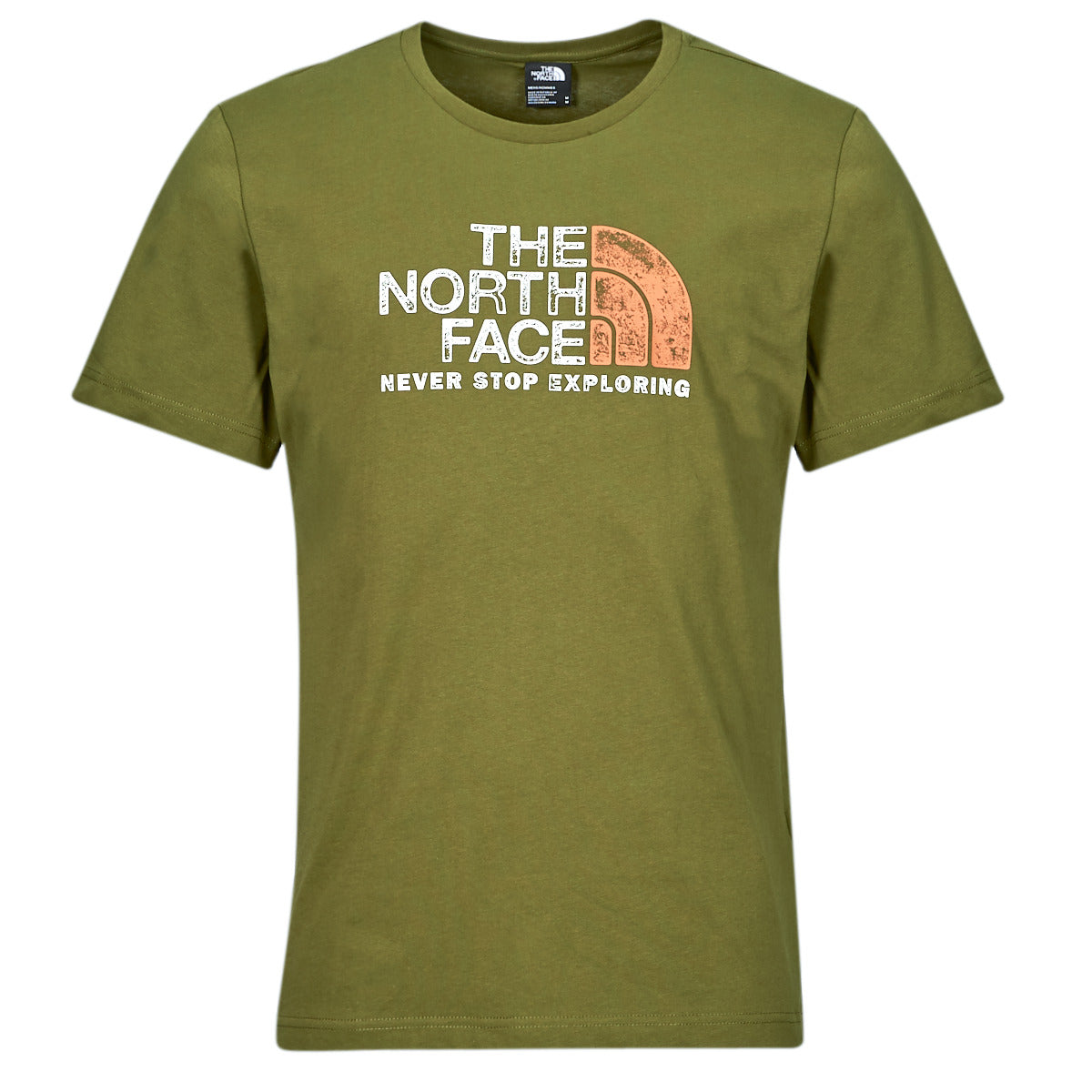 T-shirt Uomo The North Face  S/S RUST 2  Kaki