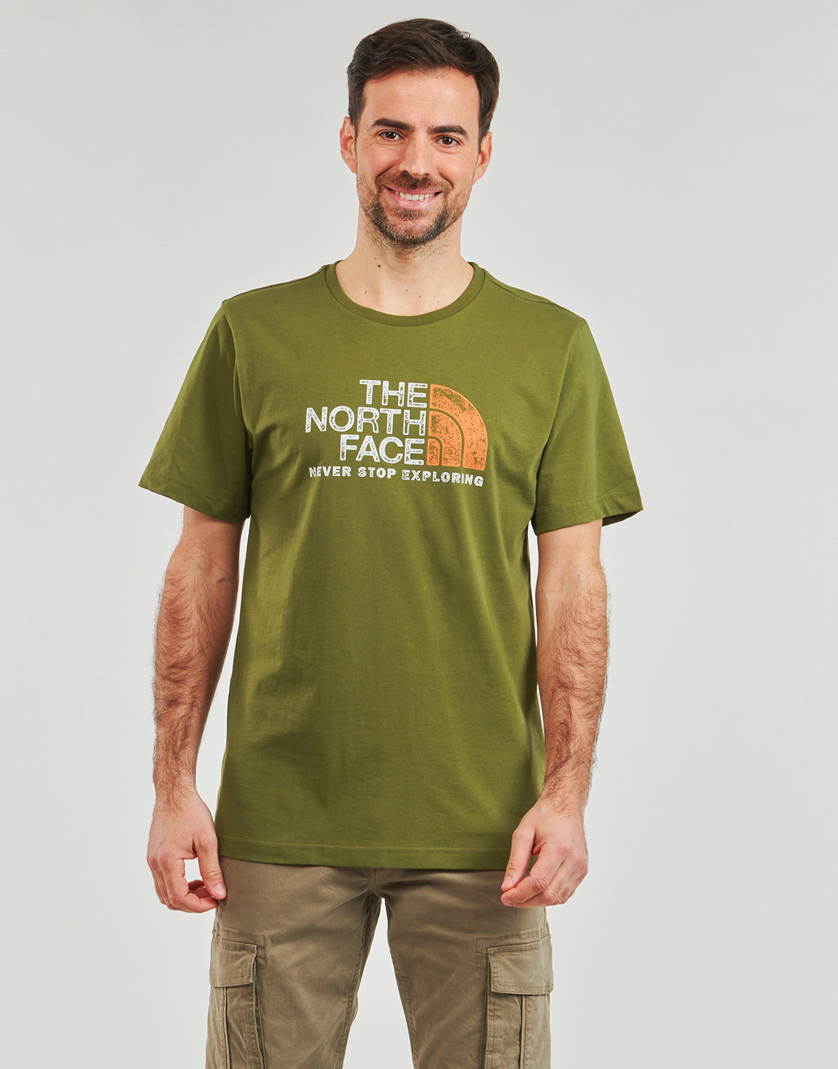 T-shirt Uomo The North Face  S/S RUST 2  Kaki