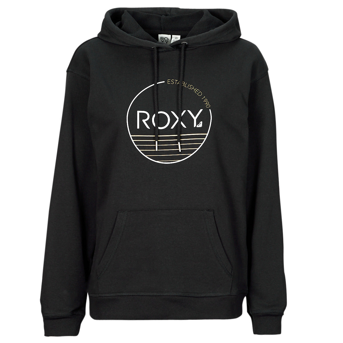 Felpa Donna Roxy  SURF STOKED HOODIE TERRY  Nero