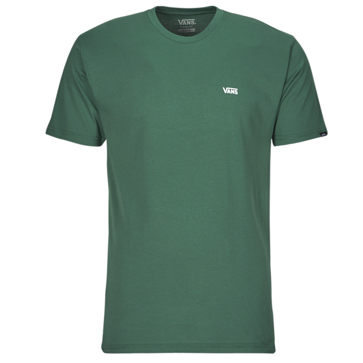 T-shirt Uomo Vans  LEFT CHEST LOGO TEE  Verde