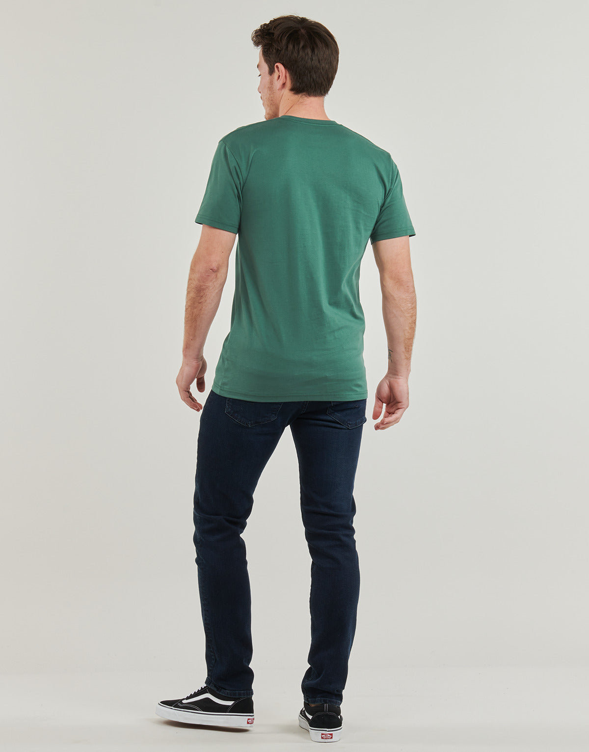 T-shirt Uomo Vans  LEFT CHEST LOGO TEE  Verde