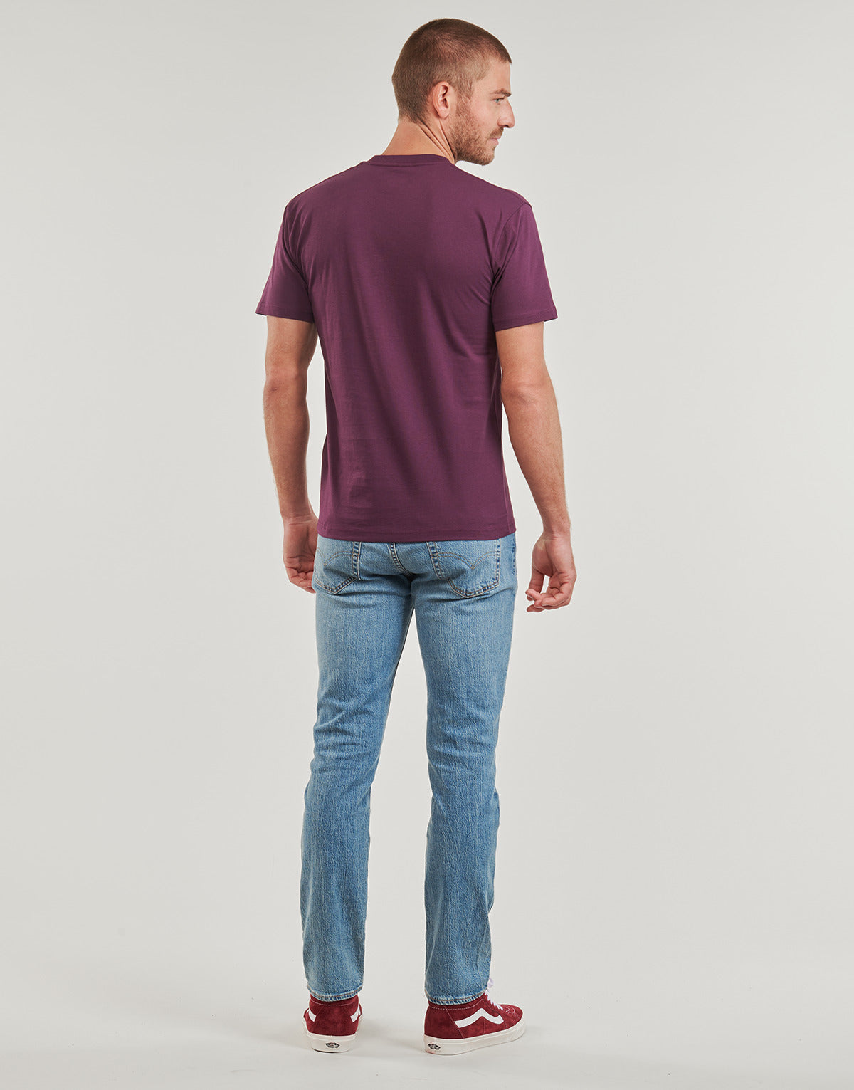 T-shirt Uomo Vans  LOWER CORECASE SS TEE  Viola