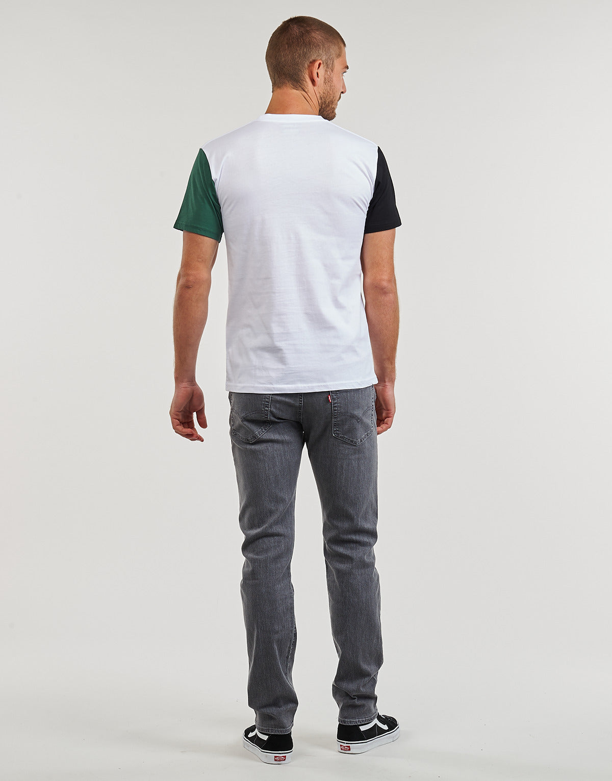 T-shirt Uomo Vans  COLORBLOCK VARSITY SS TEE  Bianco