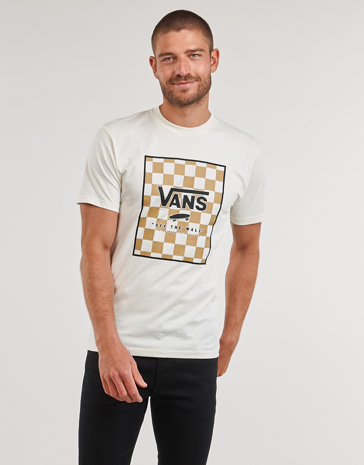 T-shirt Uomo Vans  CLASSIC PRINT BOX  Bianco