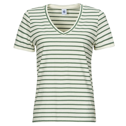 T-shirt Donna Petit Bateau  A0ACS COL V  Multicolore