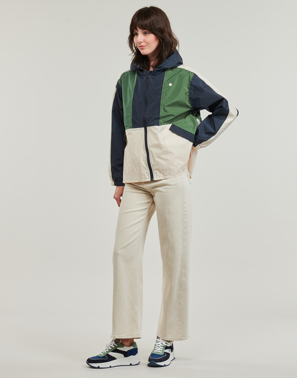 Parka Donna Petit Bateau  A09K0  Multicolore