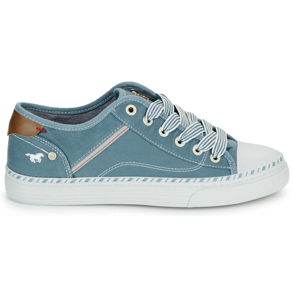 Sneakers basse Donna Mustang 1376303 Blu