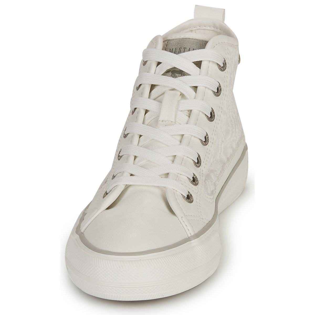 Sneakers alte Donna Mustang 1272502 Bianco