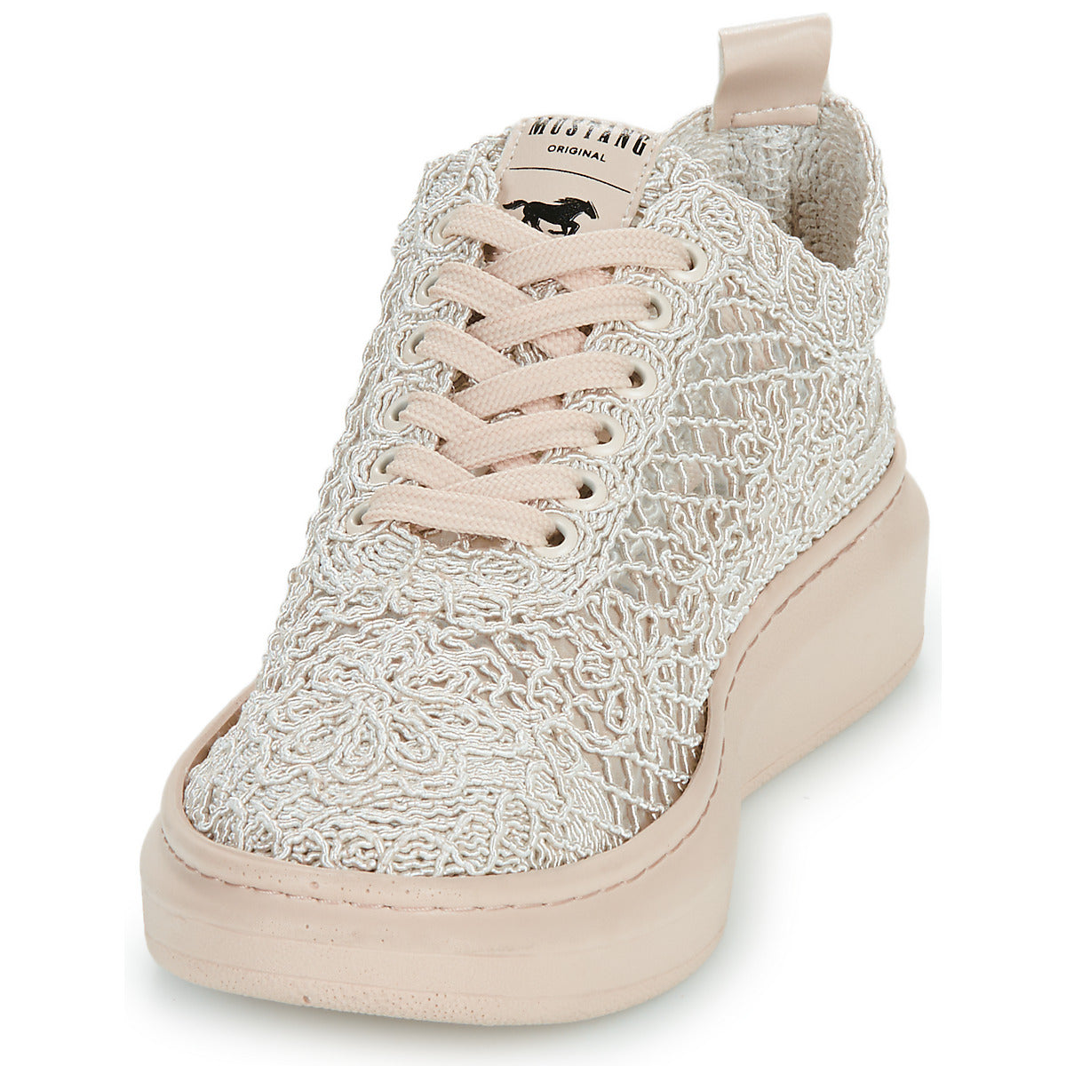 Sneakers basse Donna Mustang 1468301 Beige