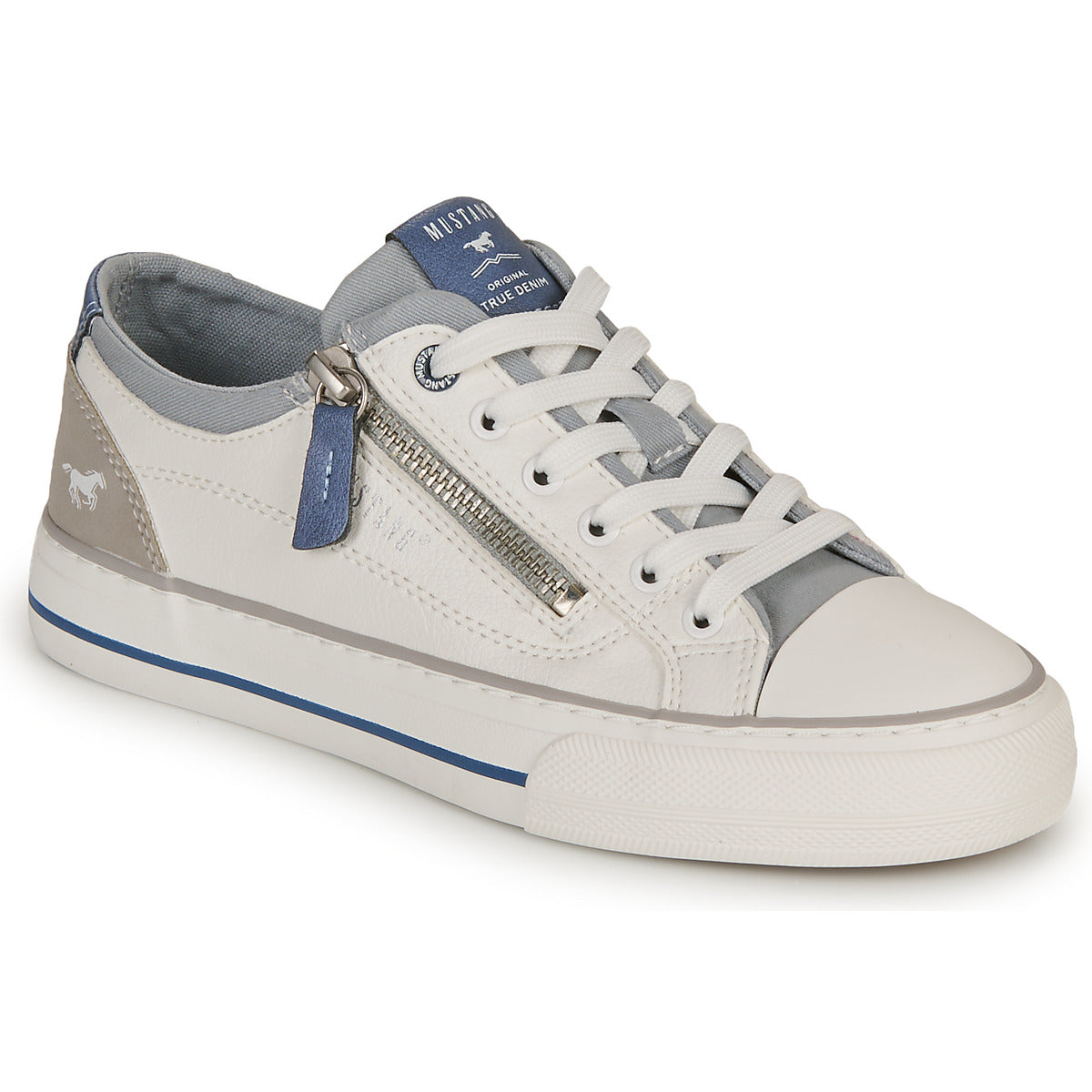 Sneakers basse Donna Mustang 1272310 Bianco