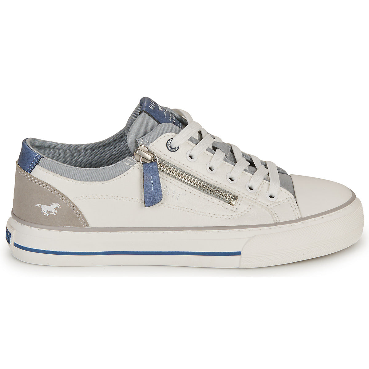 Sneakers basse Donna Mustang 1272310 Bianco