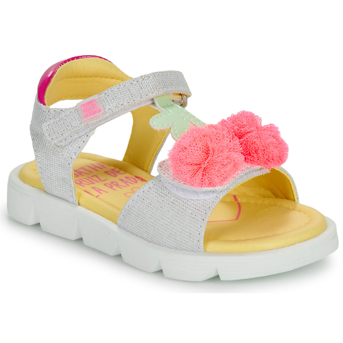 Sandali bambini ragazza Agatha Ruiz de la Prada  SANDALIA CEREZAS  Argento