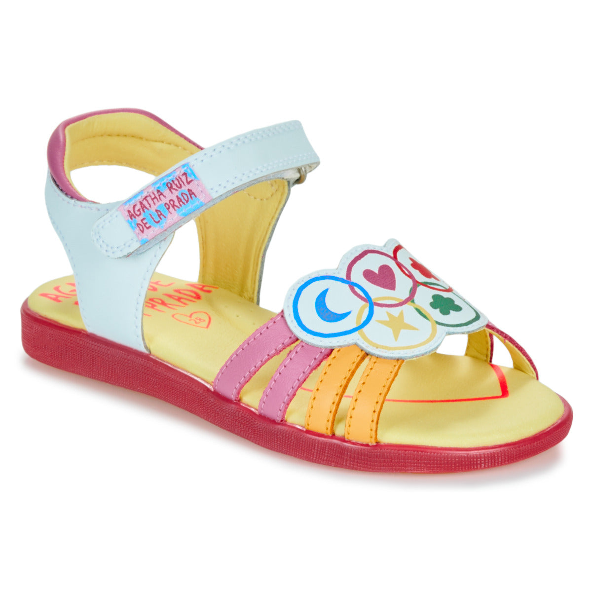 Sandali bambini ragazza Agatha Ruiz de la Prada  SANDALIA OLIMPIADAS  Bianco