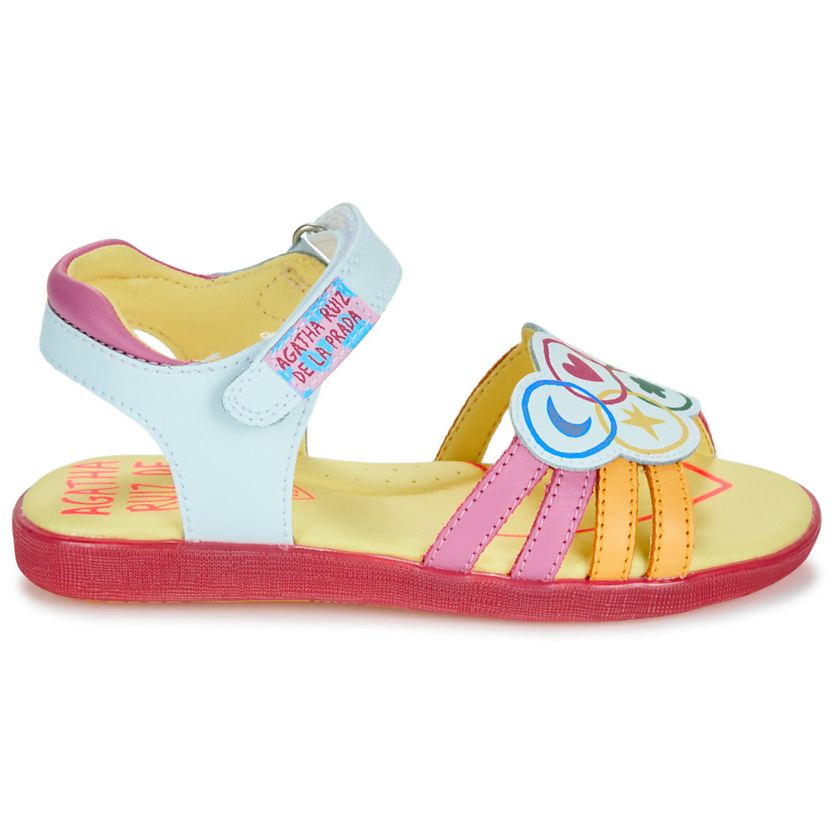 Sandali bambini ragazza Agatha Ruiz de la Prada  SANDALIA OLIMPIADAS  Bianco