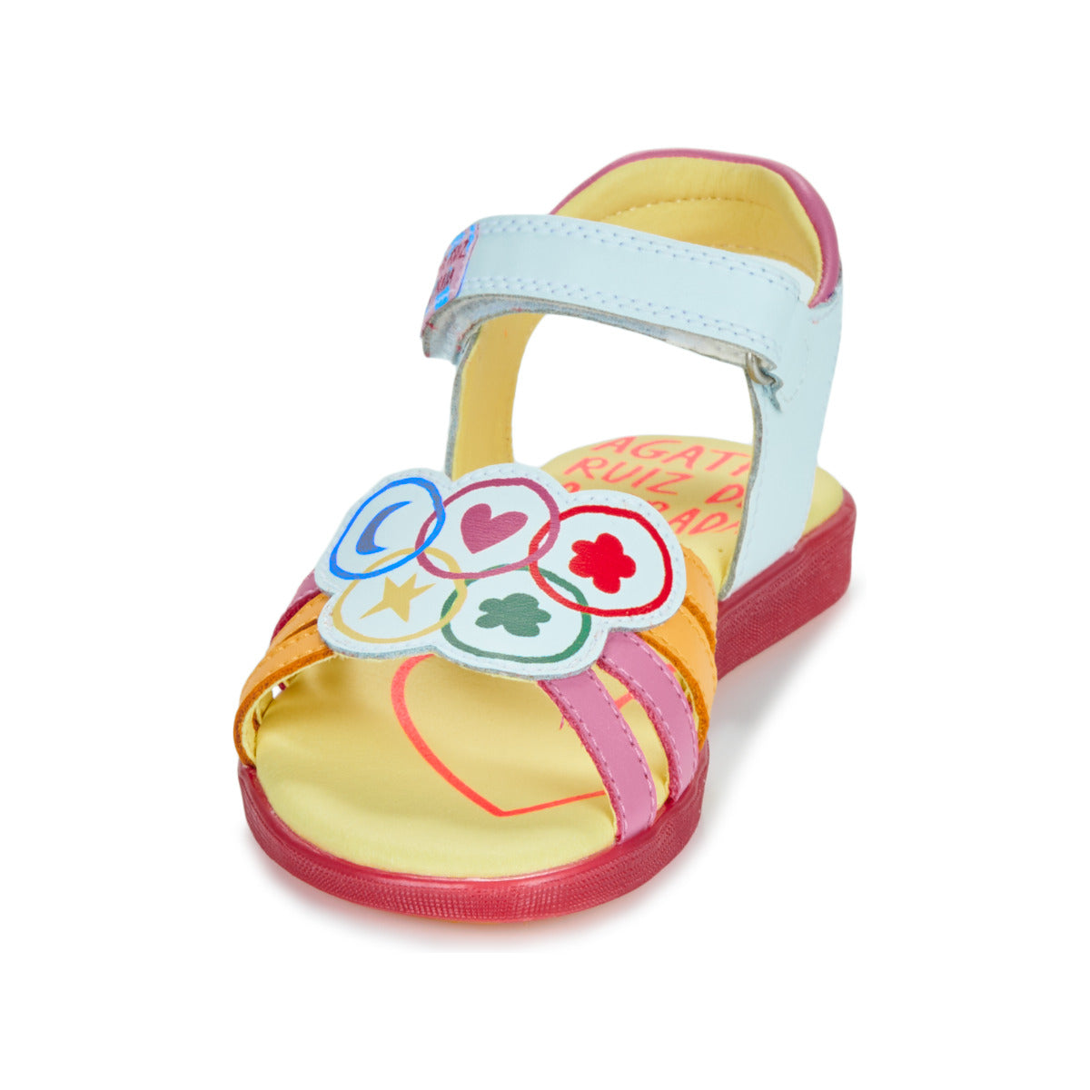 Sandali bambini ragazza Agatha Ruiz de la Prada  SANDALIA OLIMPIADAS  Bianco