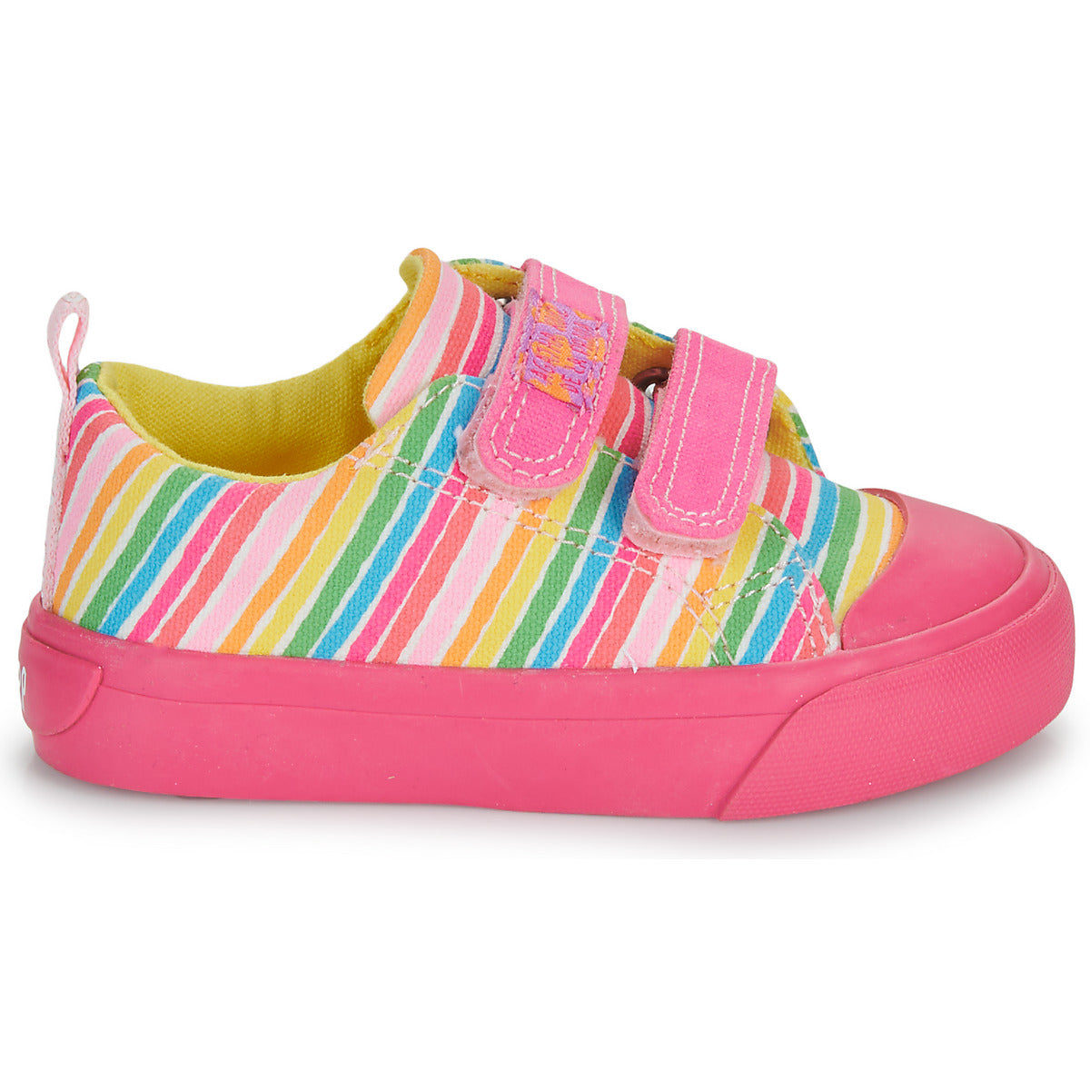 Scarpe bambini ragazza Agatha Ruiz de la Prada  ZAPATO LONA RAYAS  Rosa