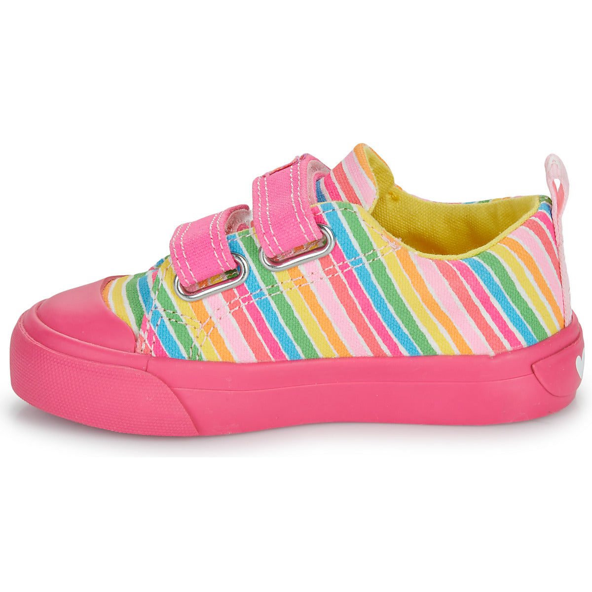 Scarpe bambini ragazza Agatha Ruiz de la Prada  ZAPATO LONA RAYAS  Rosa