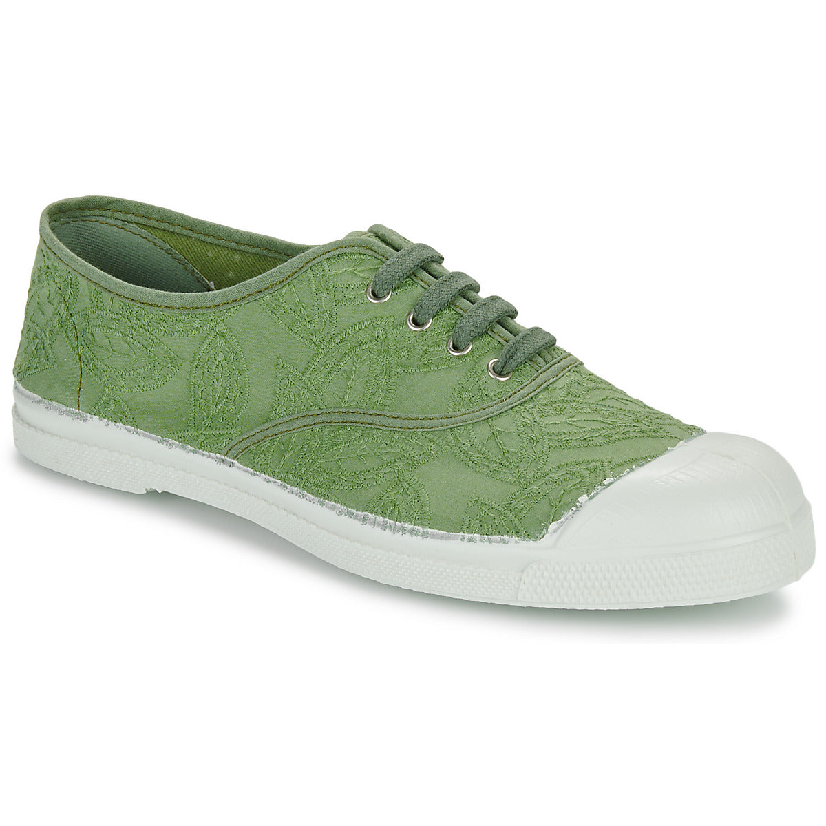 Sneakers basse Donna Bensimon  BRODERIE ANGLAISE  Verde