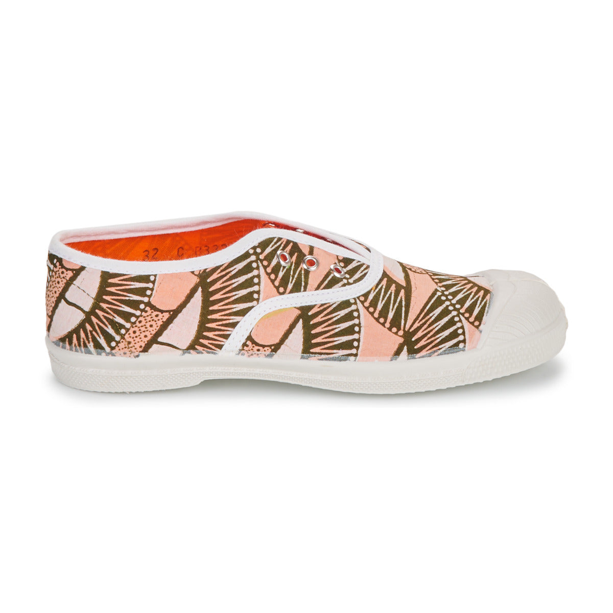 Scarpe bambini ragazza Bensimon  TENNIS ELLY PANAFRICA  Multicolore