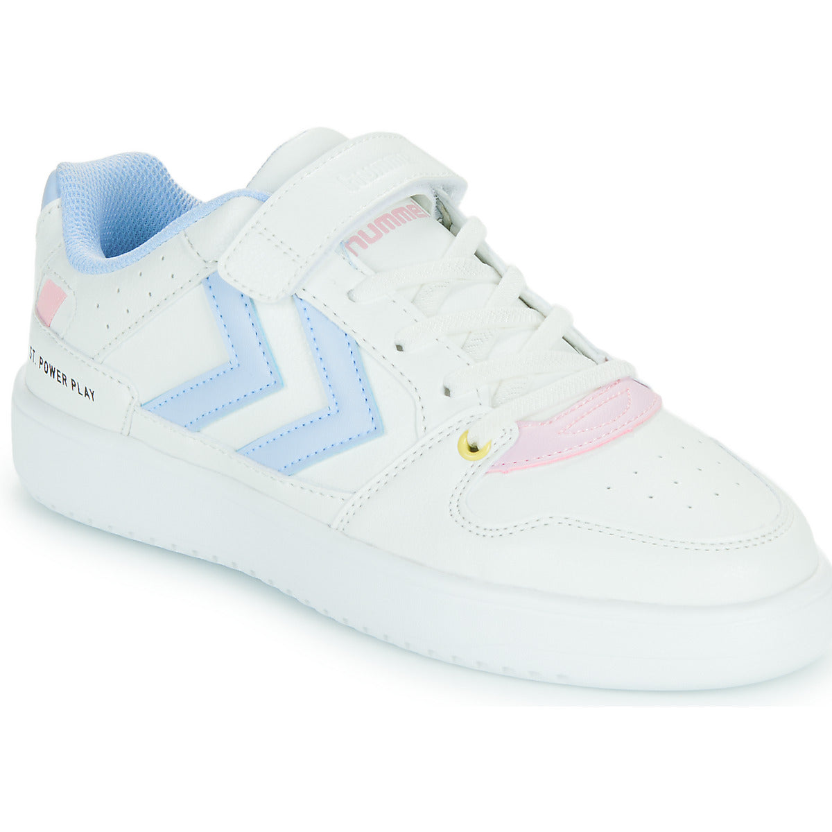 Scarpe bambini ragazza hummel  ST. POWER PLAY JR  Bianco