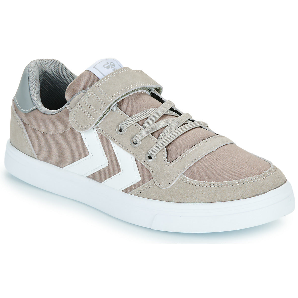 Scarpe bambini ragazza hummel  SLIMMER STADIL LOW JR  Grigio