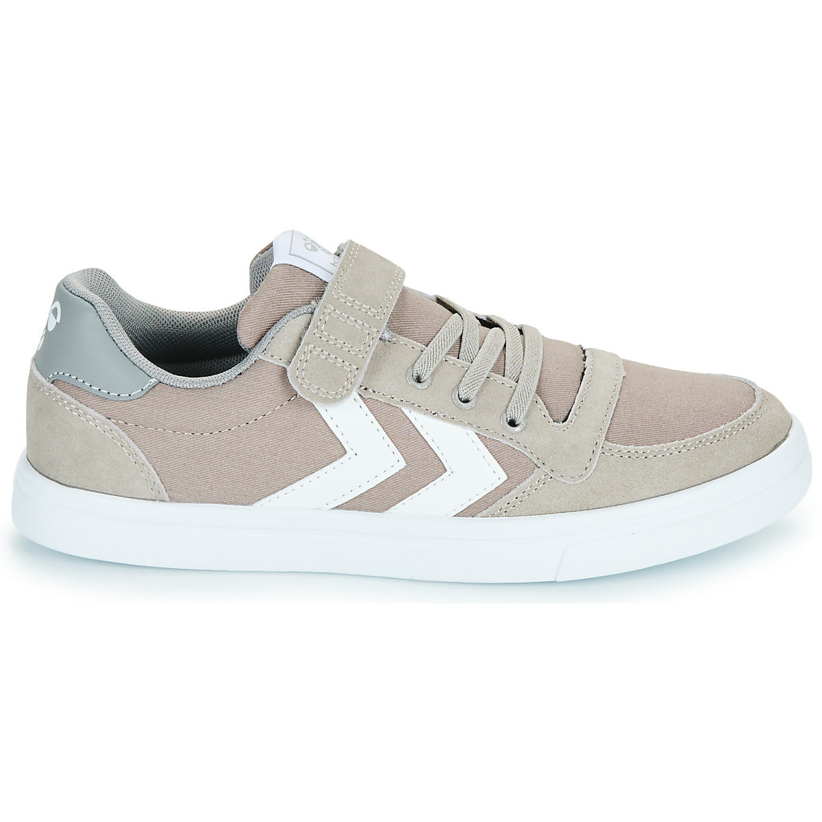 Scarpe bambini ragazza hummel  SLIMMER STADIL LOW JR  Grigio