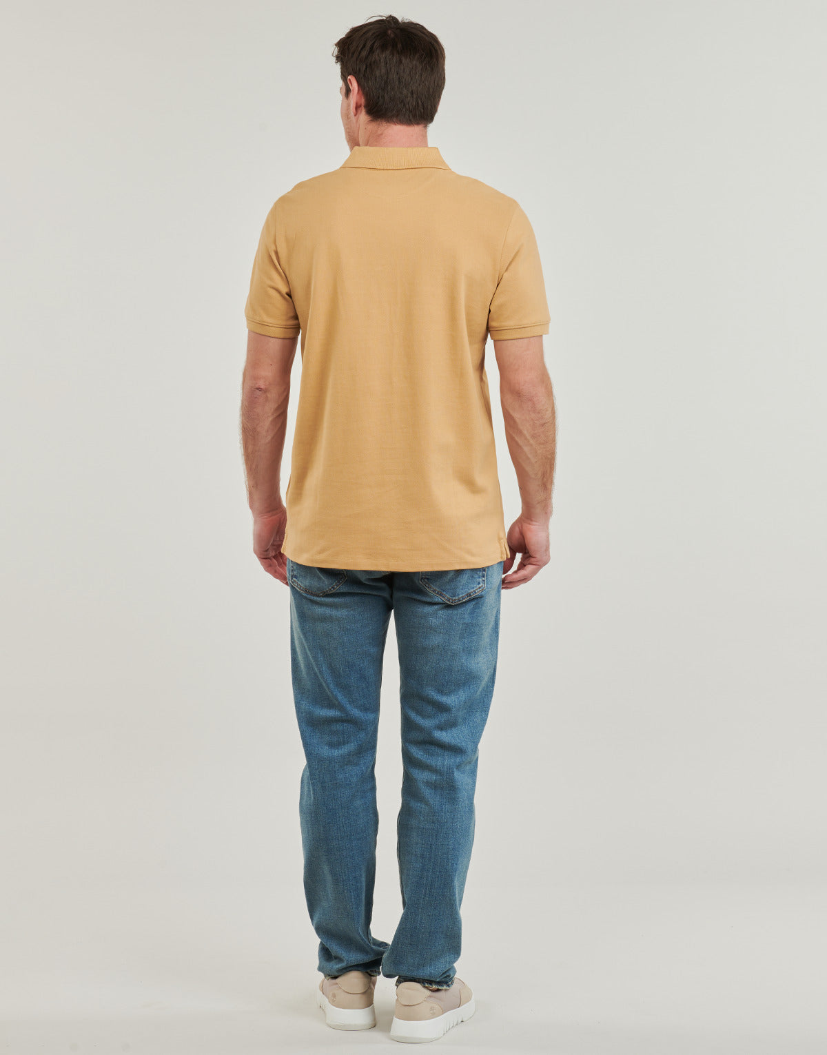 Polo Uomo Timberland  Pique Short Sleeve Polo  Beige