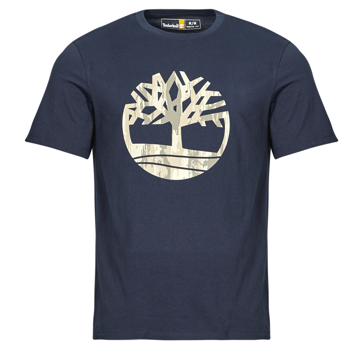 T-shirt Uomo Timberland  Camo Tree Logo Short Sleeve Tee  Marine