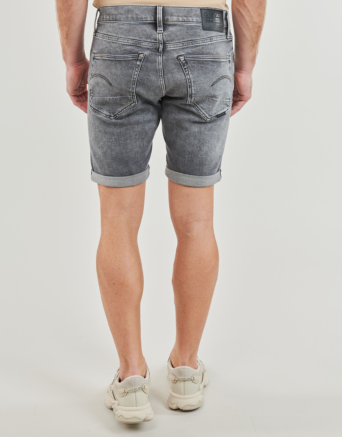 Pantaloni corti Uomo G-Star Raw  3301 slim short  Grigio