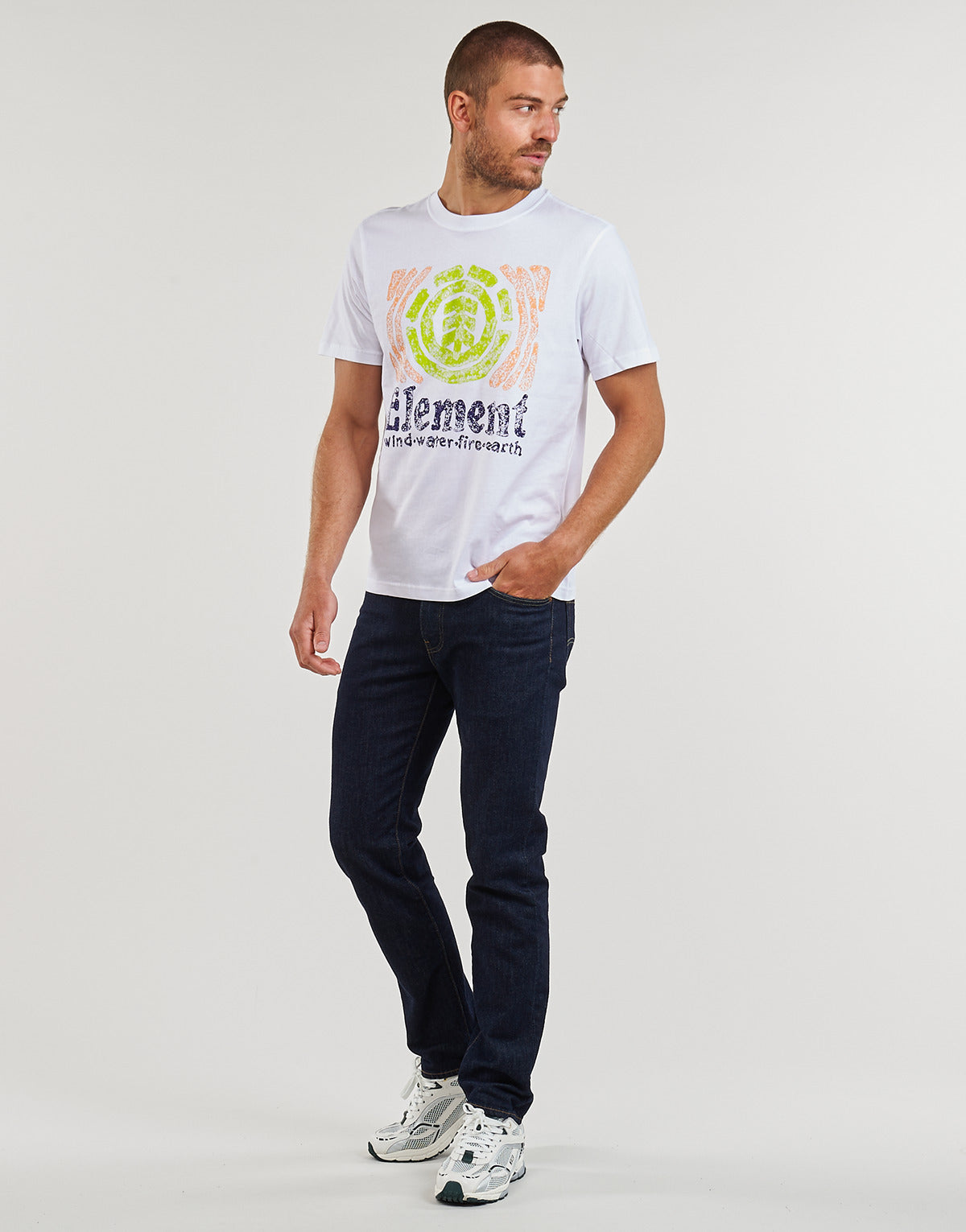 T-shirt Uomo Element  VOLLEY SS  Bianco