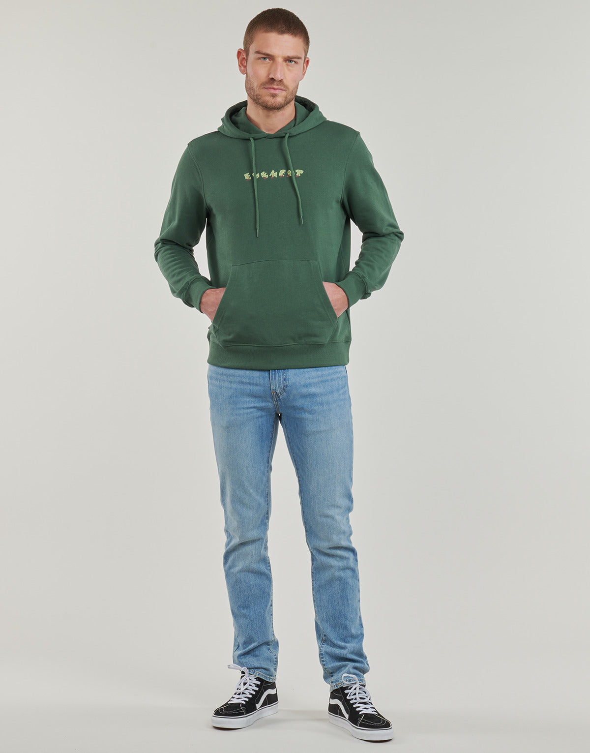 Felpa Uomo Element  MARCHING ANTS HOOD  Verde