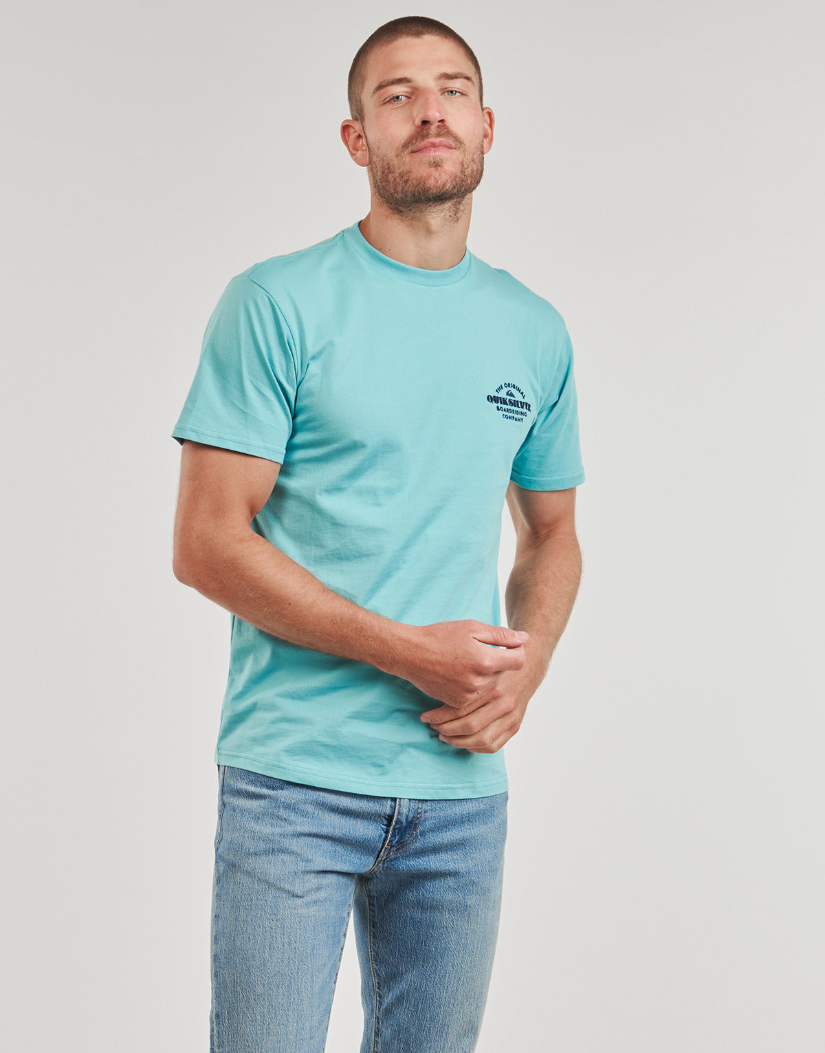 T-shirt Uomo Quiksilver  TRADESMITH SS  Blu