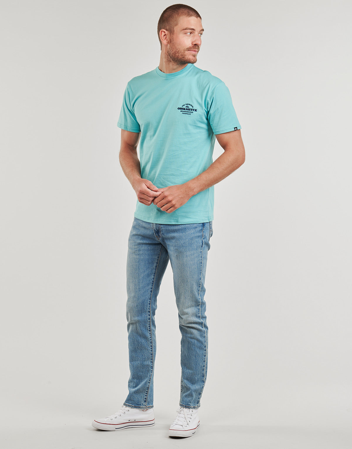 T-shirt Uomo Quiksilver  TRADESMITH SS  Blu