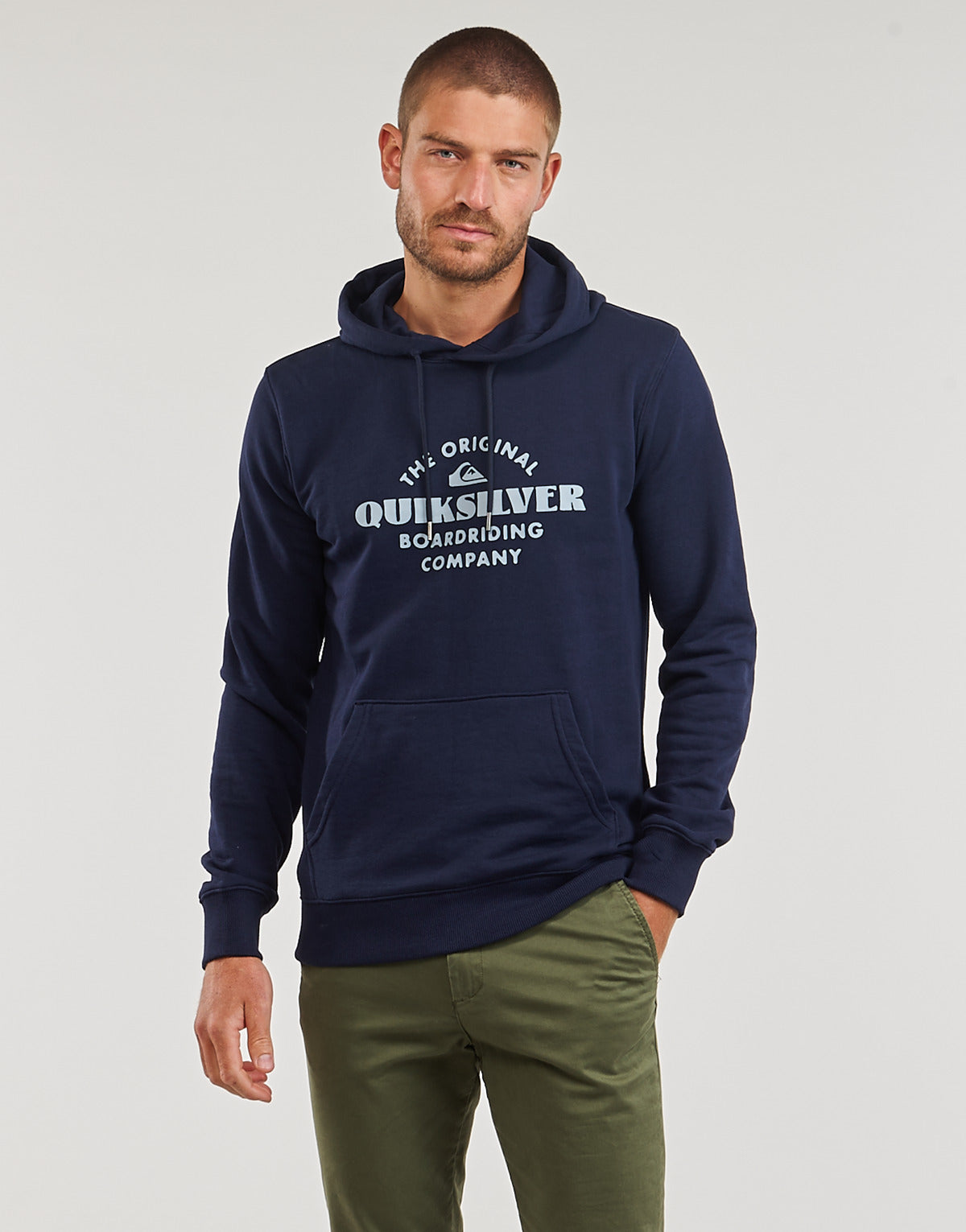 Felpa Uomo Quiksilver  TRADESMITH HOODIE  Marine