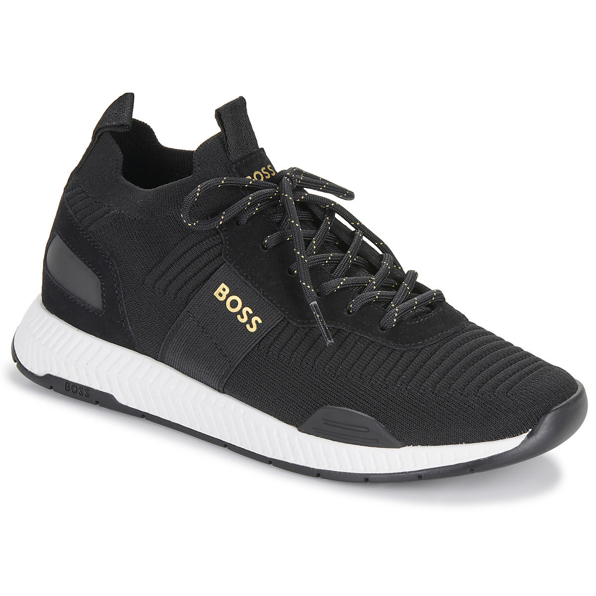 Sneakers Uomo BOSS  Titanium_Runn_knst_N  Nero
