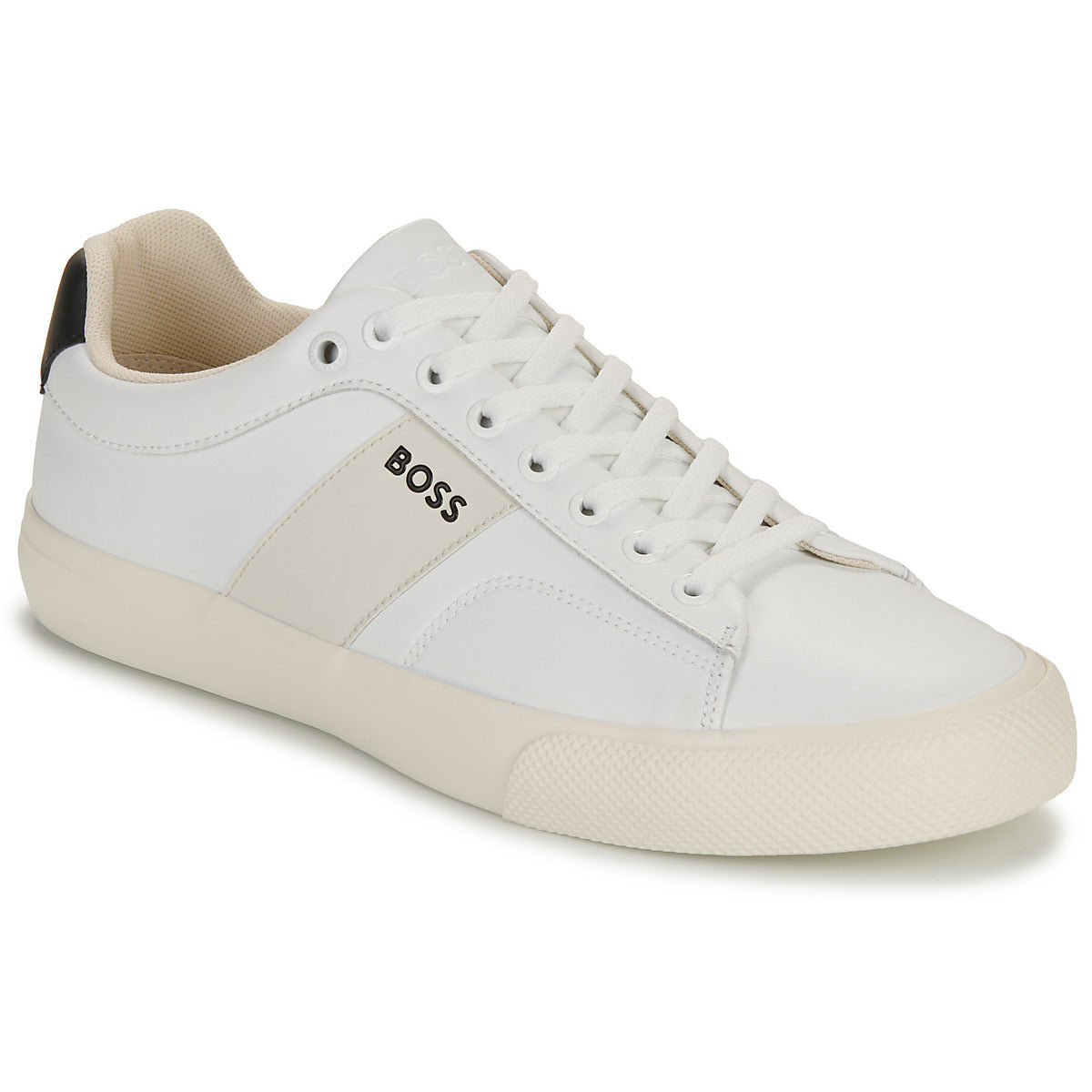 Sneakers Uomo BOSS  Aiden_Tenn_flrb  Bianco