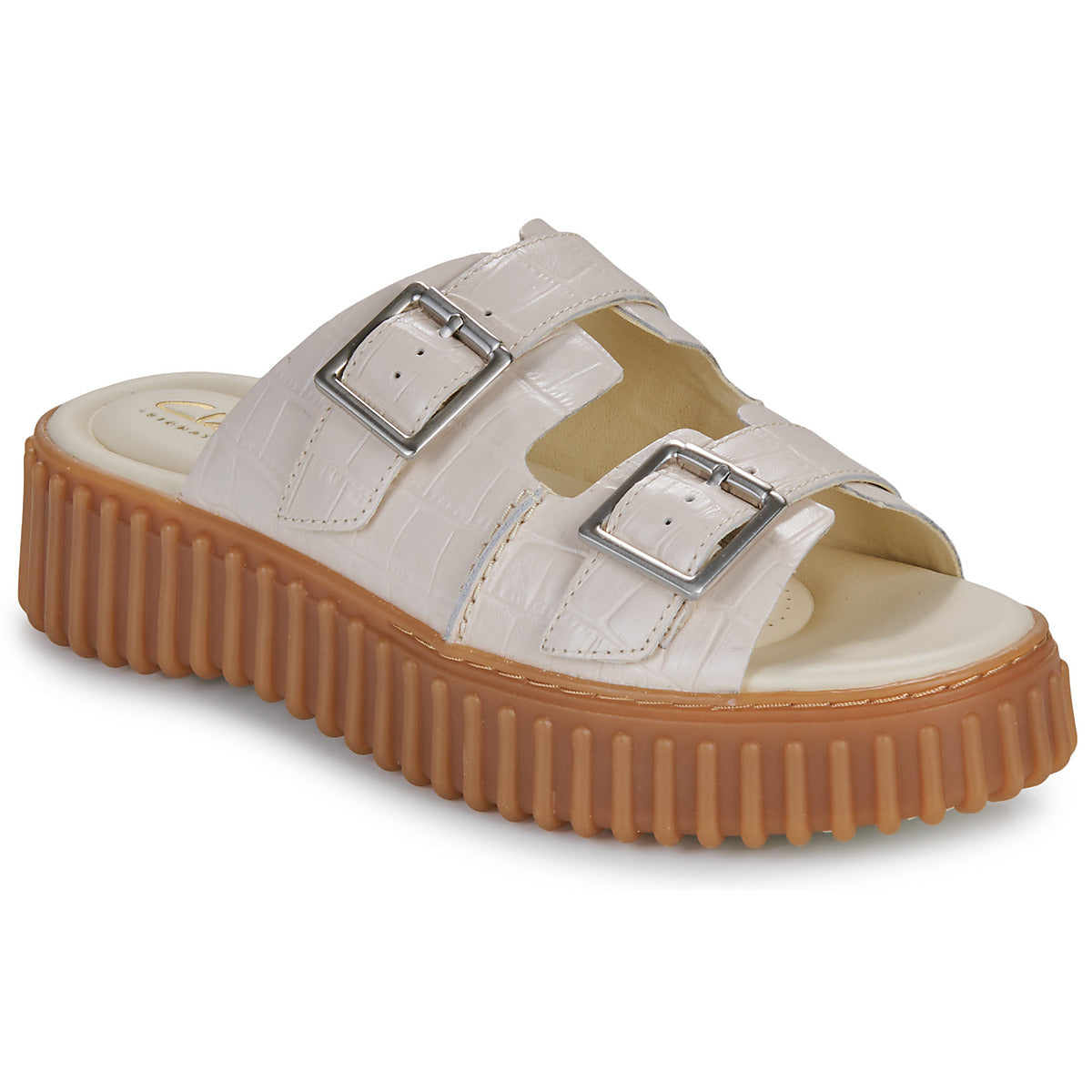 Sandali Donna Clarks  TORHILL SLIDE  Bianco