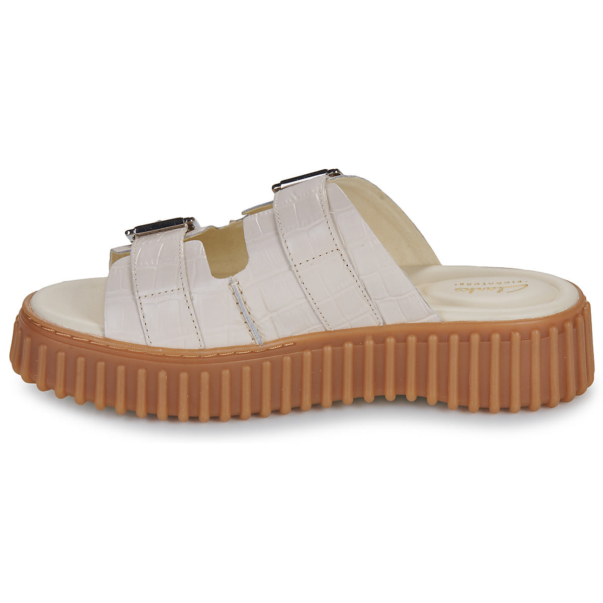 Sandali Donna Clarks  TORHILL SLIDE  Bianco