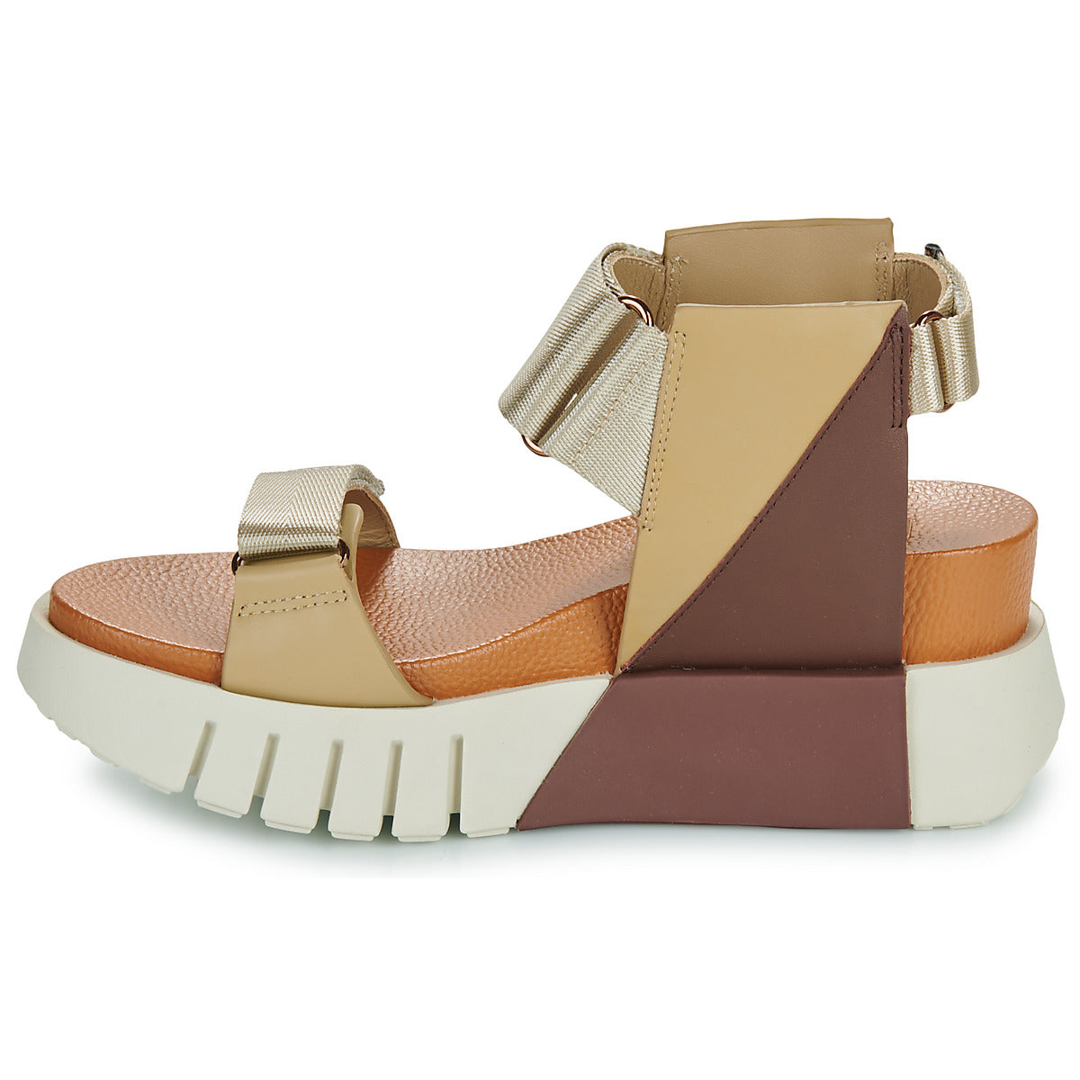 Sandali Donna United nude  DELTA RUN  Marrone