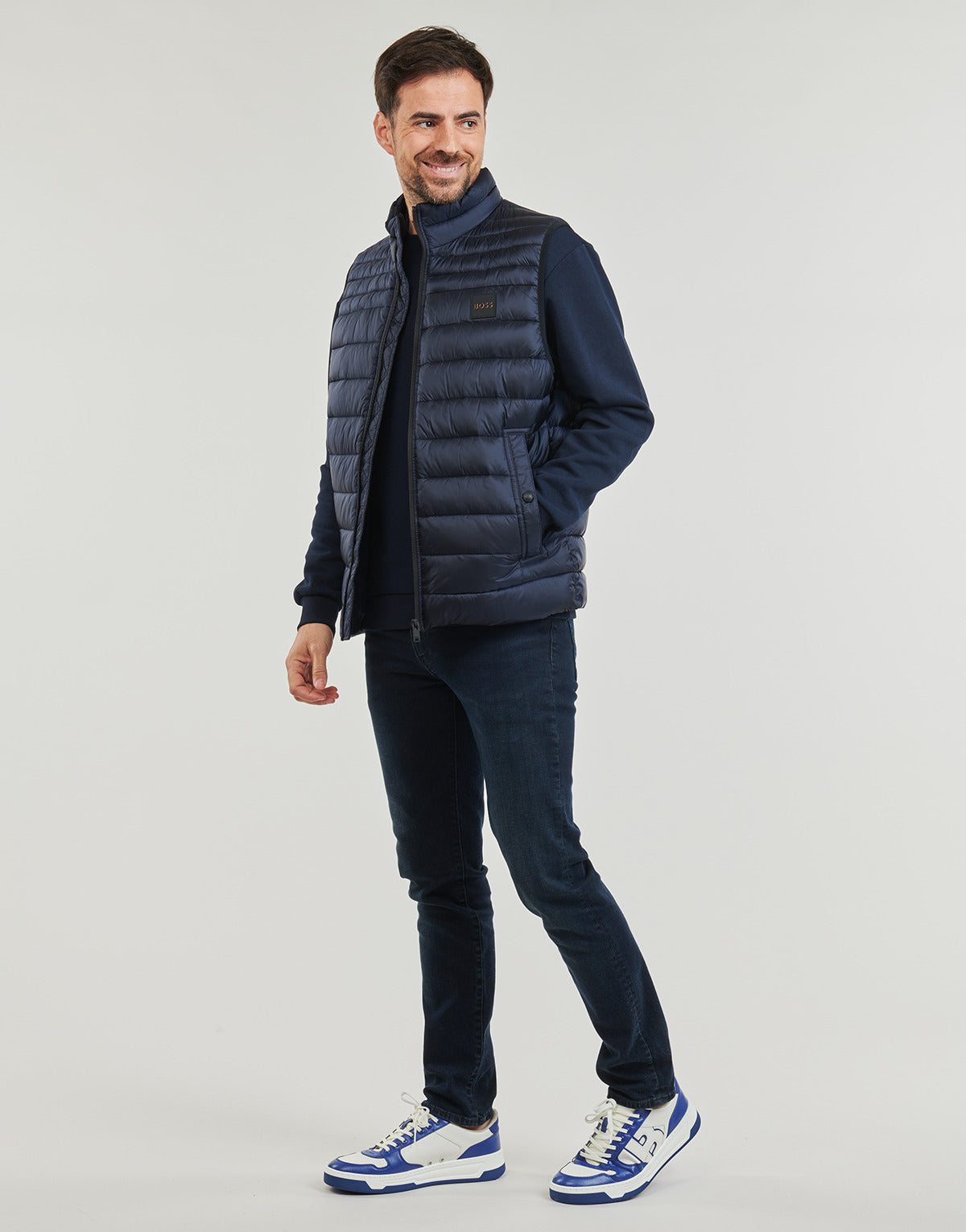 Piumino Uomo BOSS Odeno1 Marine