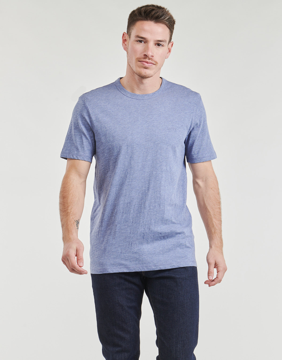 T-shirt Uomo BOSS Tegood Blu