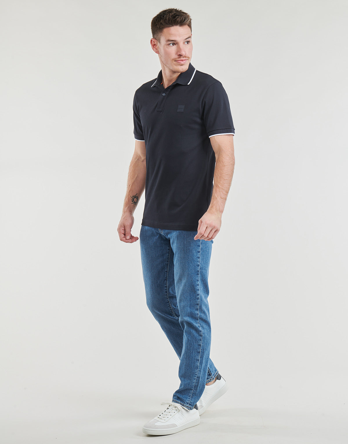 Polo Uomo BOSS  Passertip  Marine