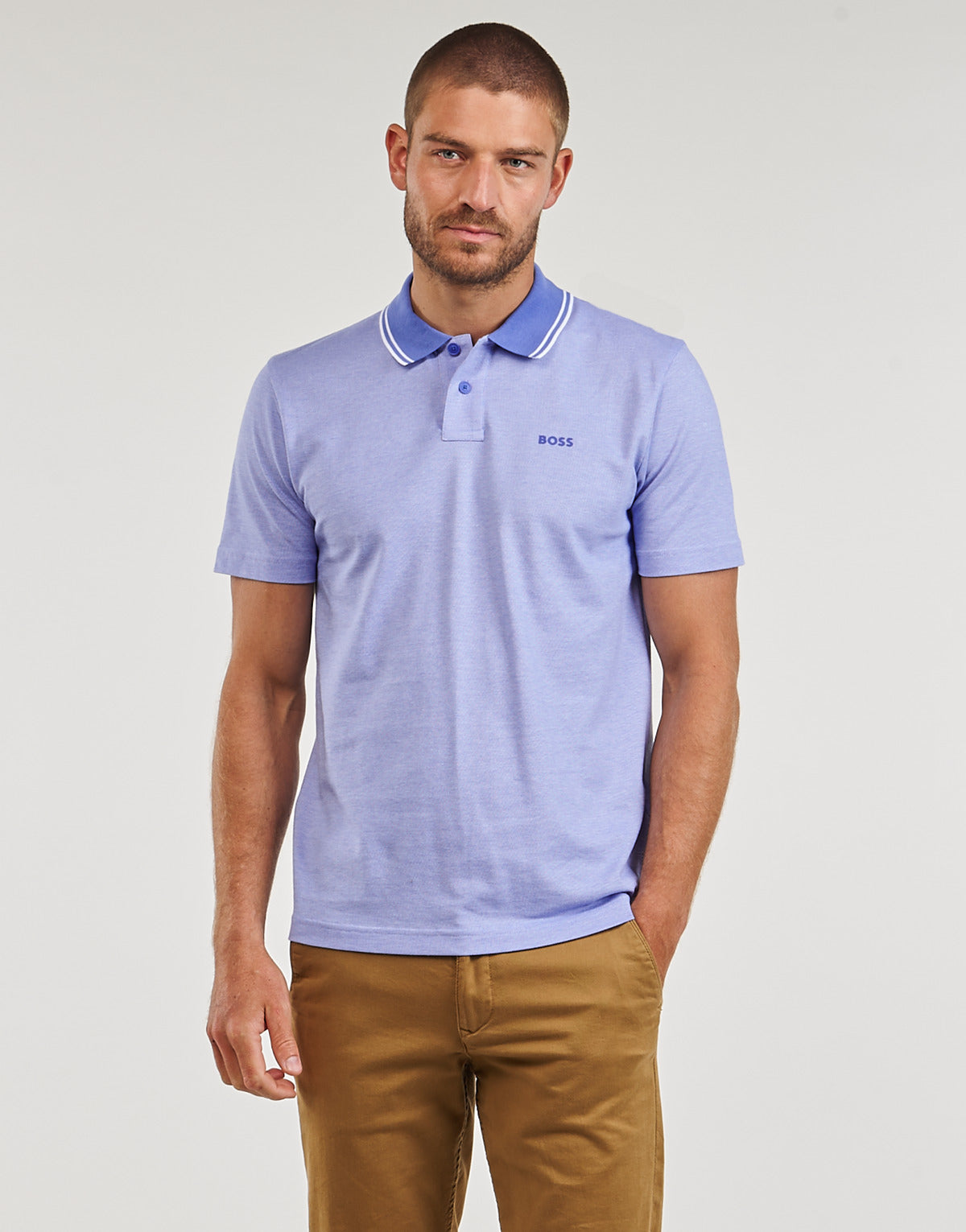 Polo Uomo BOSS  PeoxfordNew  Blu