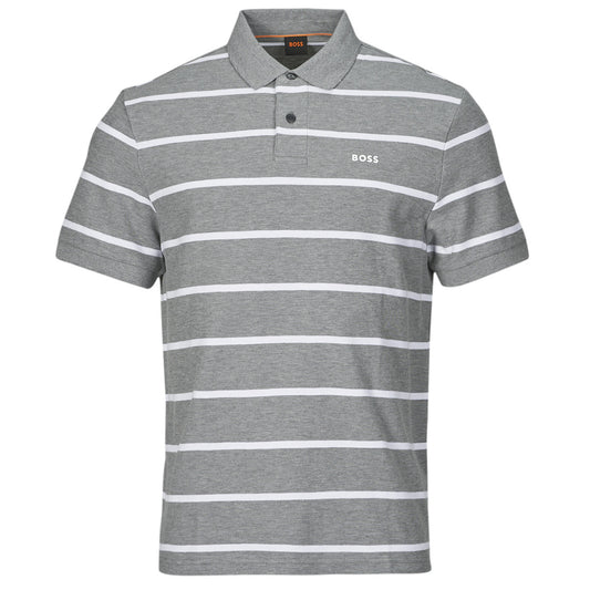 Polo Uomo BOSS  PalesStripe  Grigio