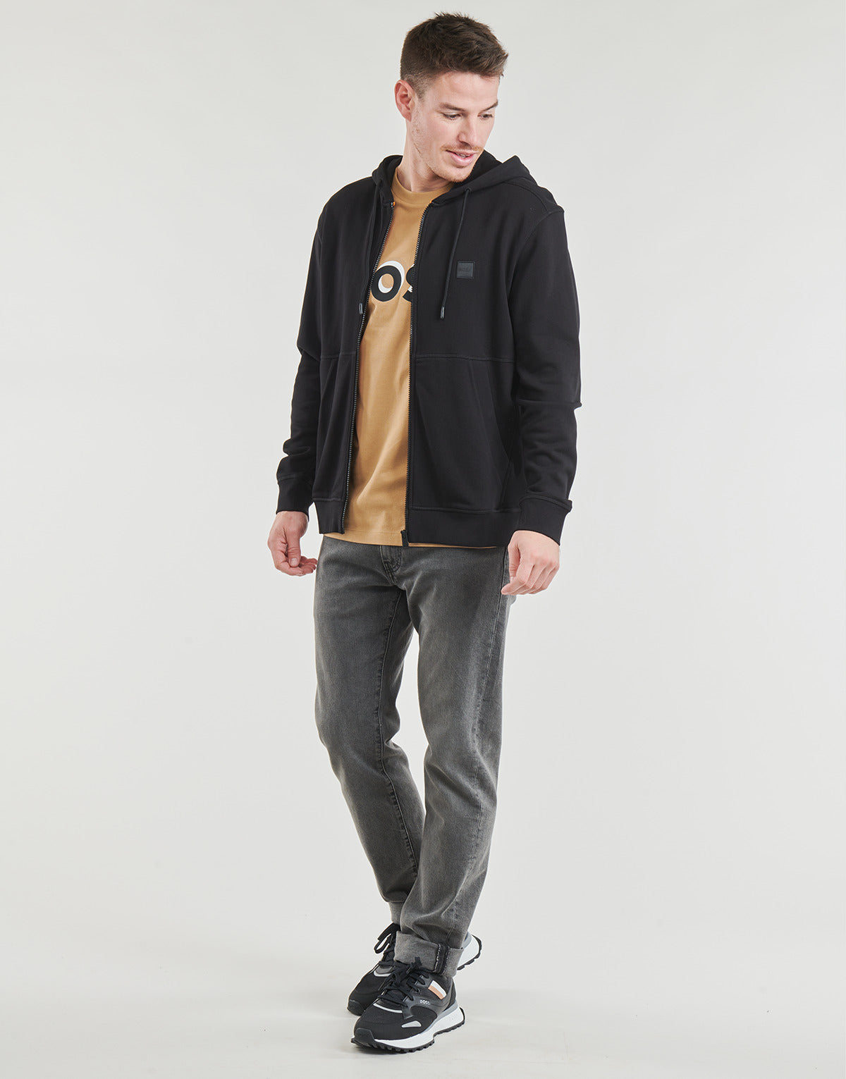 Felpa Uomo BOSS  Zetalky  Nero