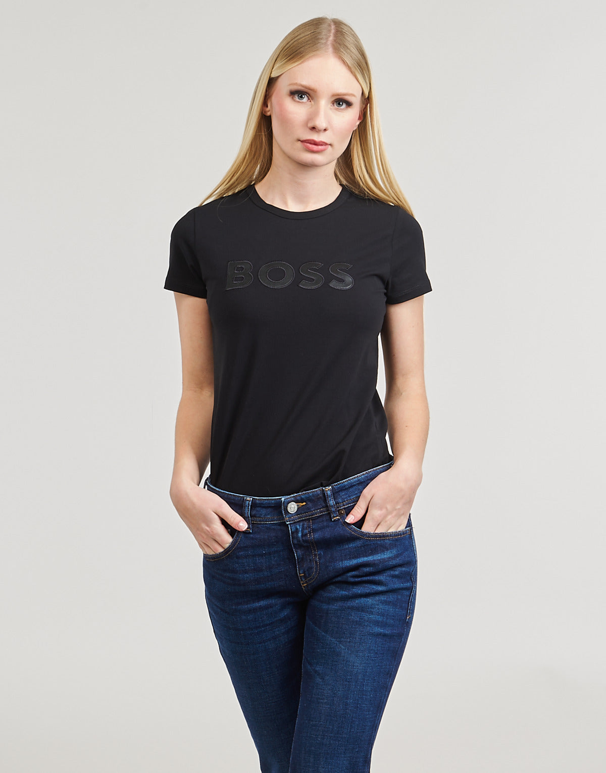 T-shirt Donna BOSS  Eventsa4  Nero