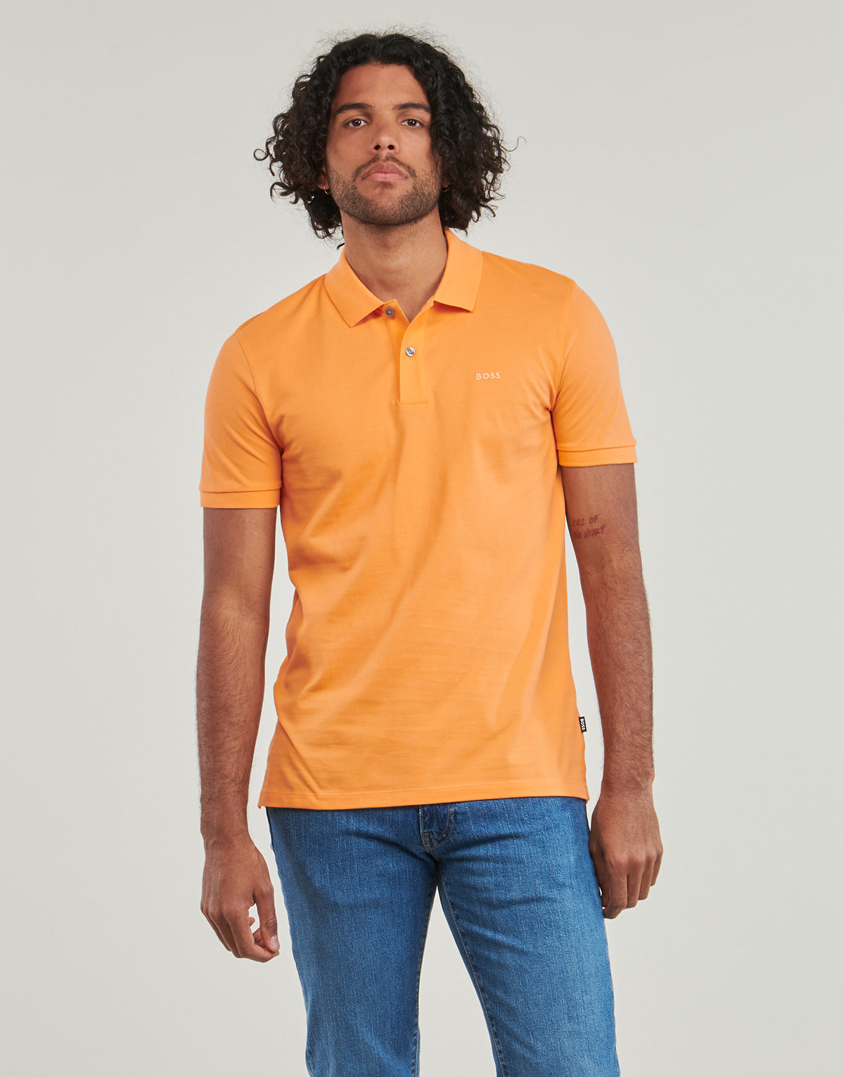 Polo Uomo BOSS Pallas Arancio