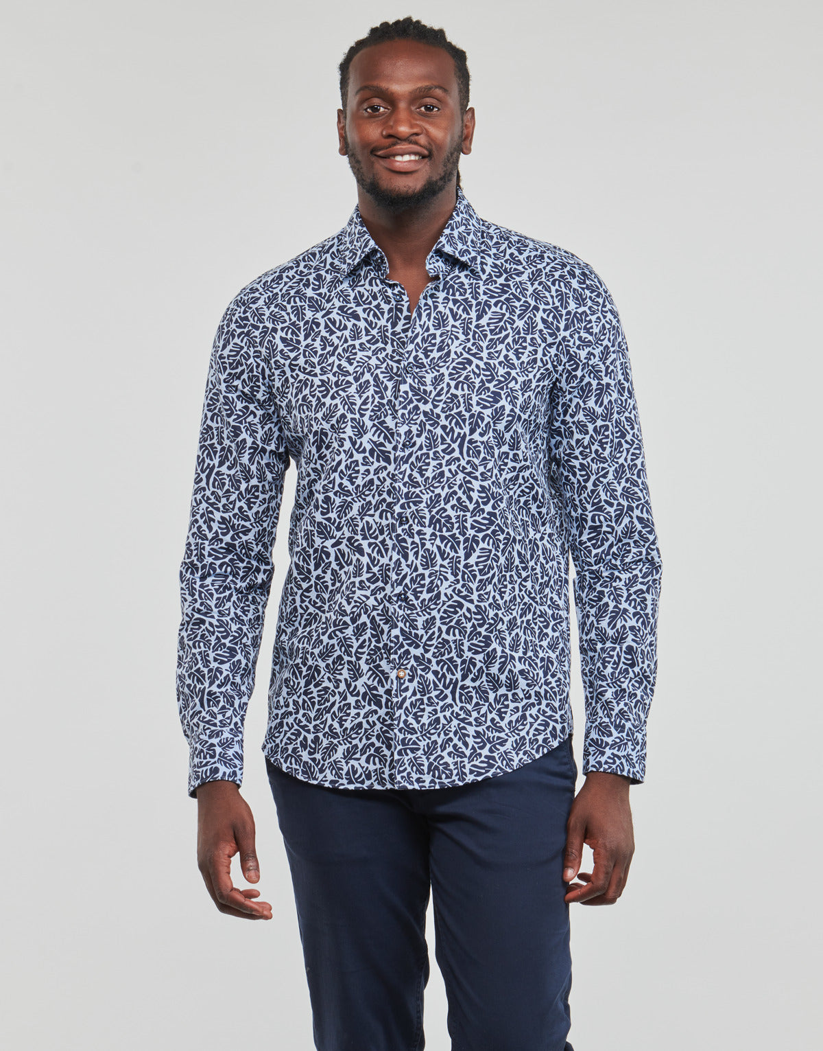 Camicia a maniche lunghe Uomo BOSS  C-HAL-kent-C1-223  Marine