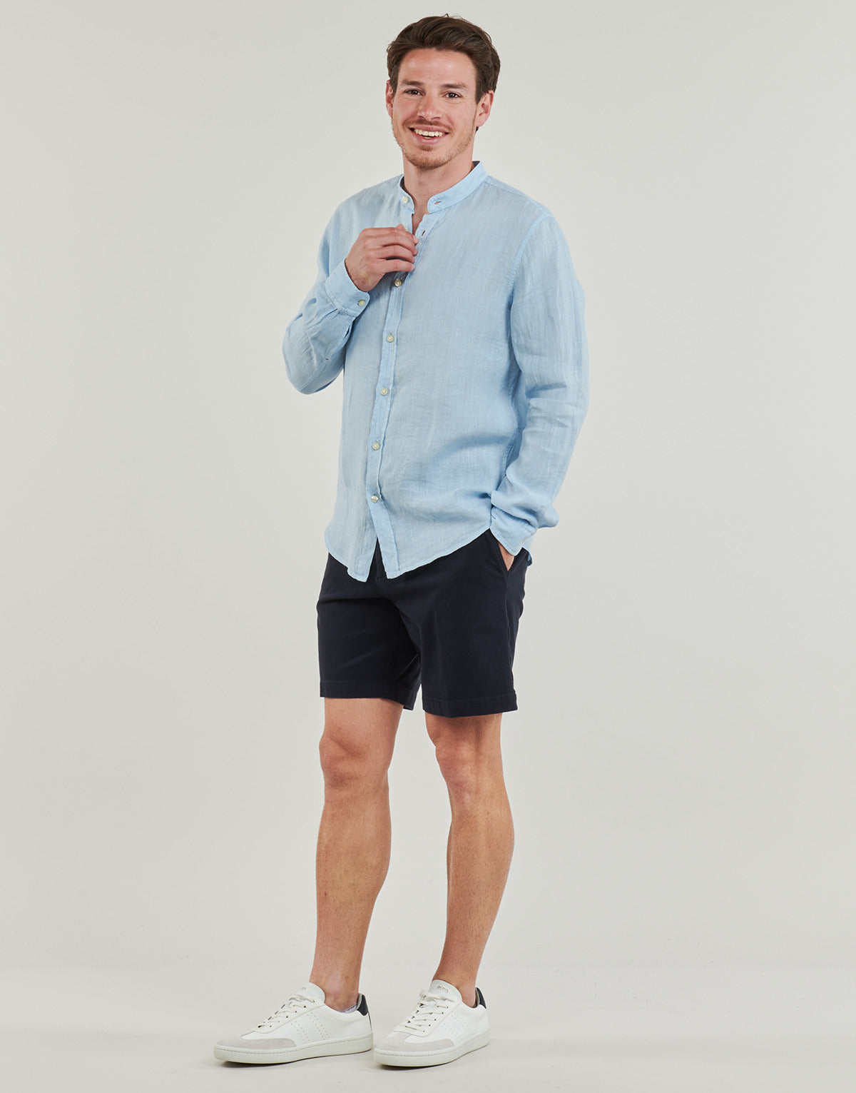 Pantaloni corti Uomo BOSS  Kane-Shorts  Marine